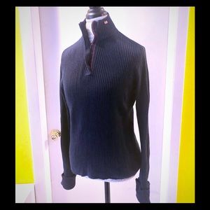Polo ribbed sweater